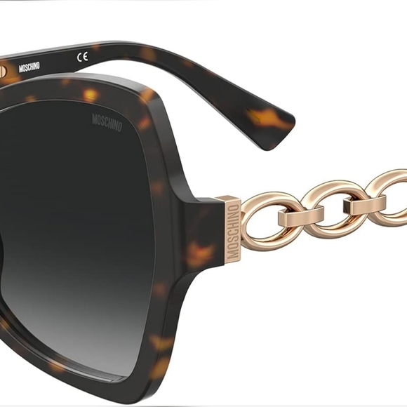 MOSCHINO- MOS099/S SUNGLASSES HVN/DARK GREY SF WOMEN'S - Picture 7 of 12